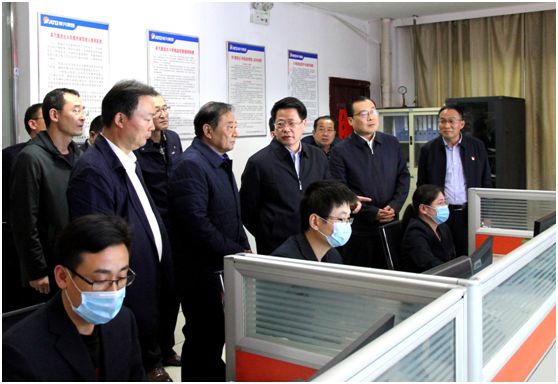 安徽省副省長、市委書記楊光榮來到集團公司調(diào)研安全生產(chǎn)工作